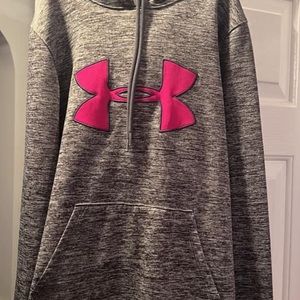 Girls gray Under Armour hoodie